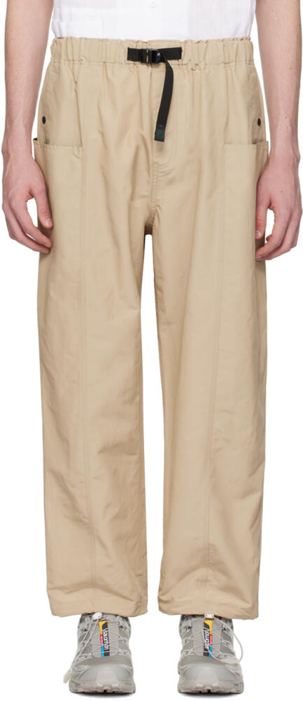 South2 West8 Beige Belted C.S. Trousers Cover