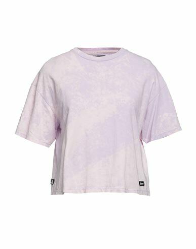 Shoe Woman T-shirt Lilac Cotton Cover