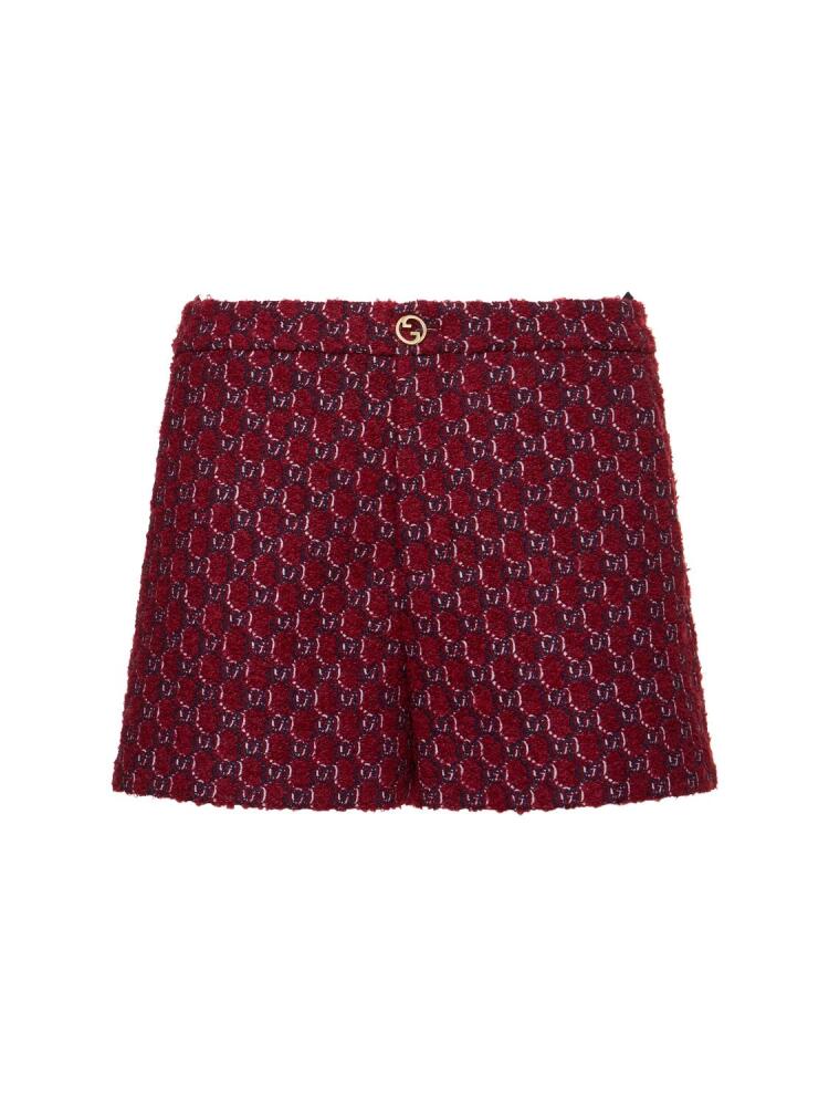 GUCCI Gg Wool Blend Shorts Cover