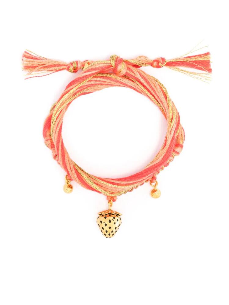 Aurelie Bidermann Honolulu macramé-design bracelet - Gold Cover