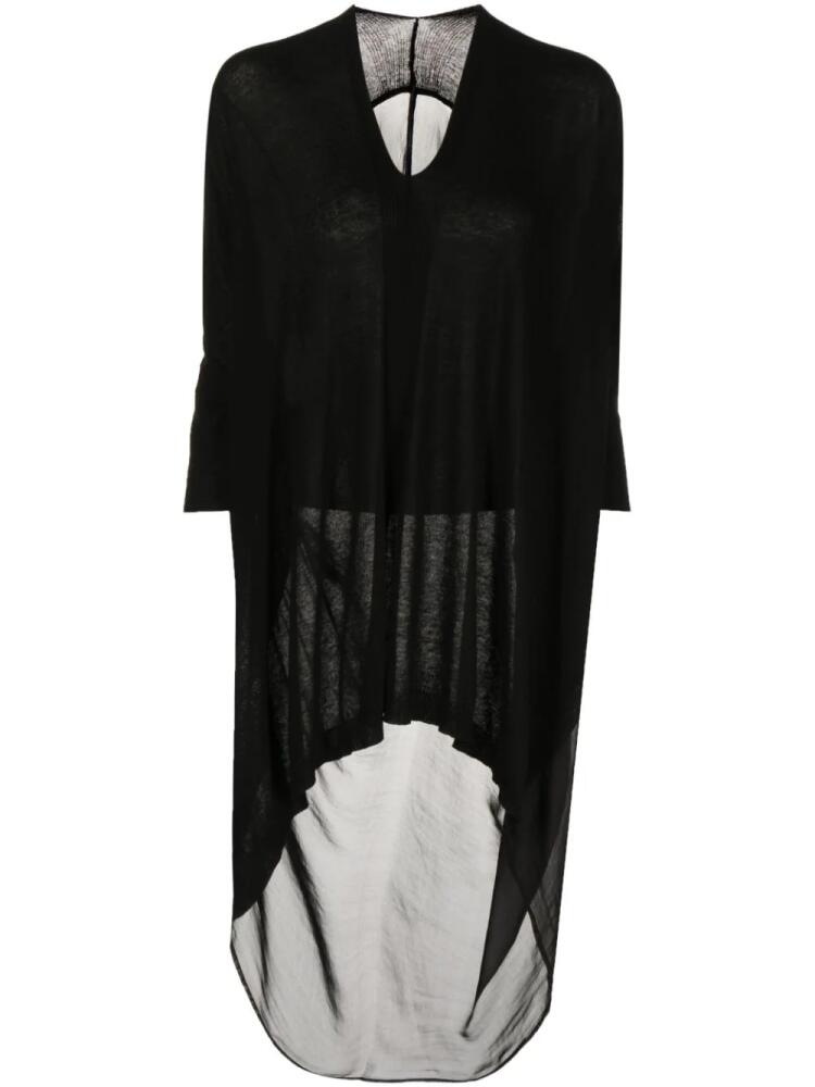 Masnada V-neck long-sleeve blouse - Black Cover