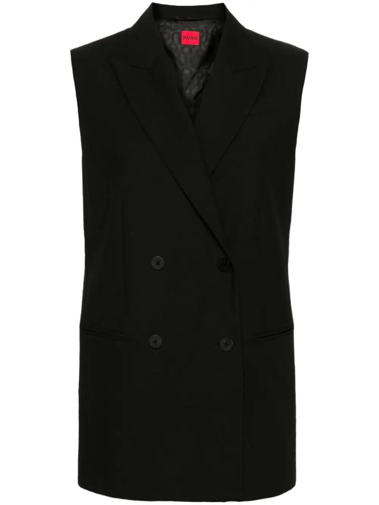 HUGO double-breasted vest - Black Cover