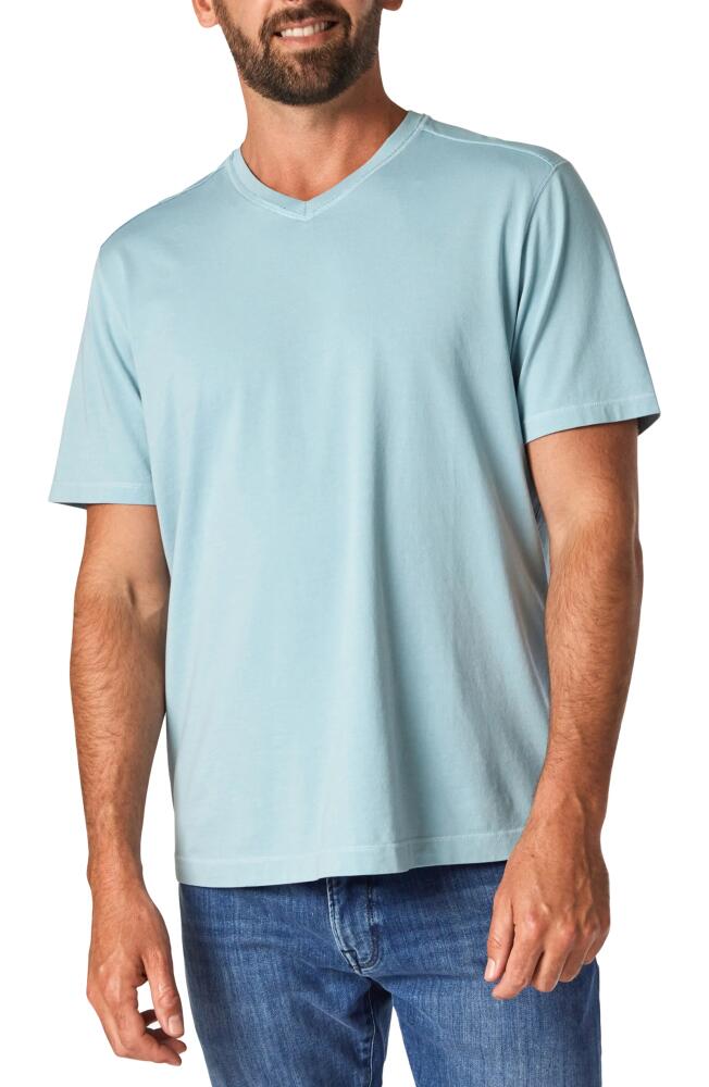 34 Heritage Deconstructed V-Neck Pima Cotton T-Shirt in Forget-Me-Not Cover