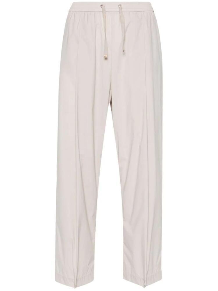 Herno dart-detailing trousers - Neutrals Cover