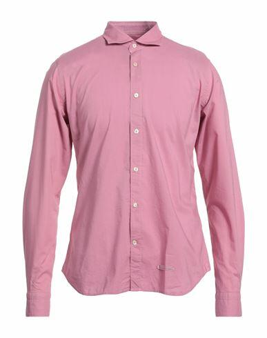 Tintoria Mattei 954 Man Shirt Pastel pink Size 15 ¾ Cotton Cover