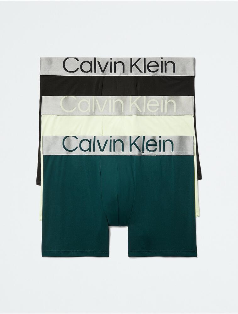 Calvin Klein Men's Reconsidered Steel Micro 3-Pack Boxer Brief - Multi Cover