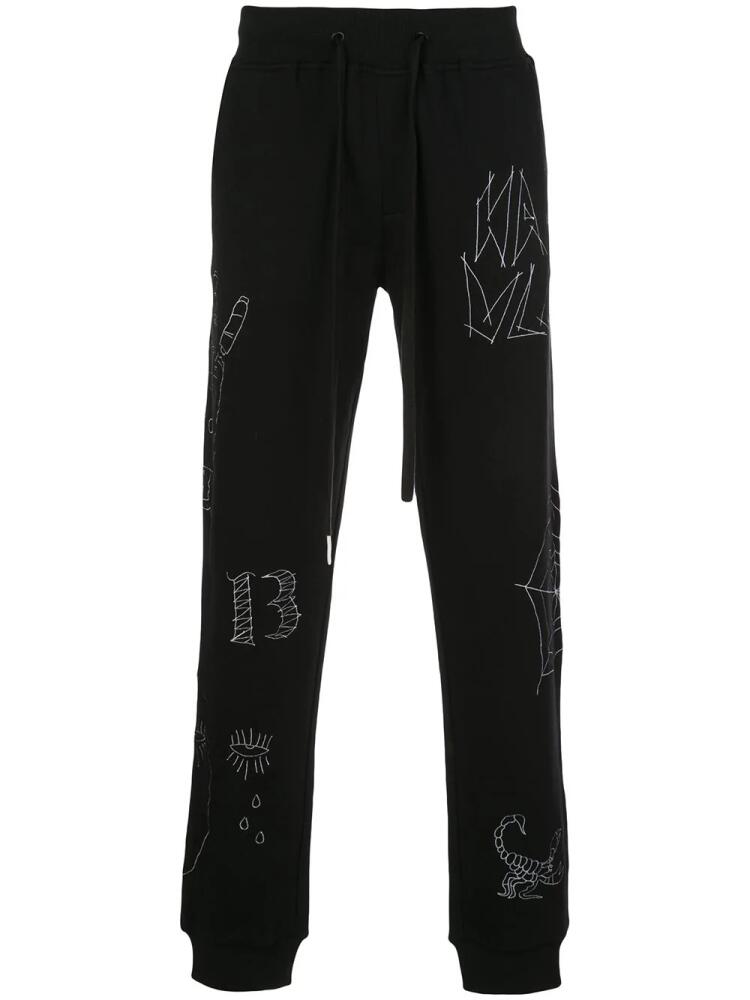 Haculla Webbed Up jersey joggers - Black Cover