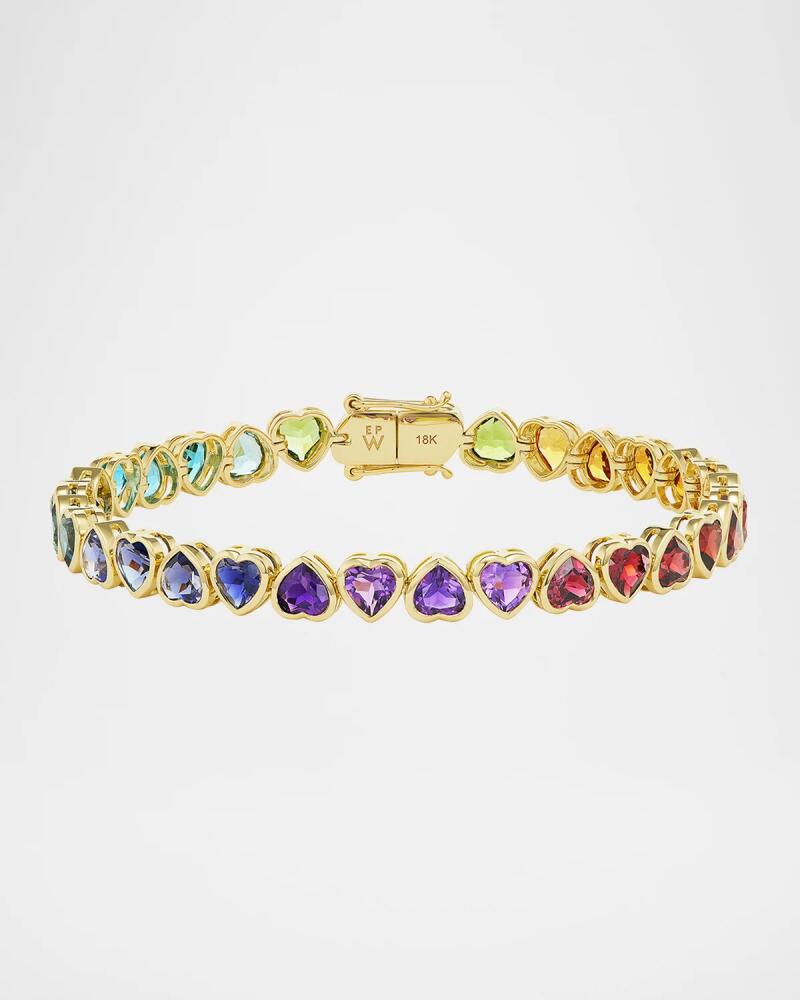 Emily P. Wheeler I Heart Rainbows Bracelet in 18K Yellow Gold, 7" Cover