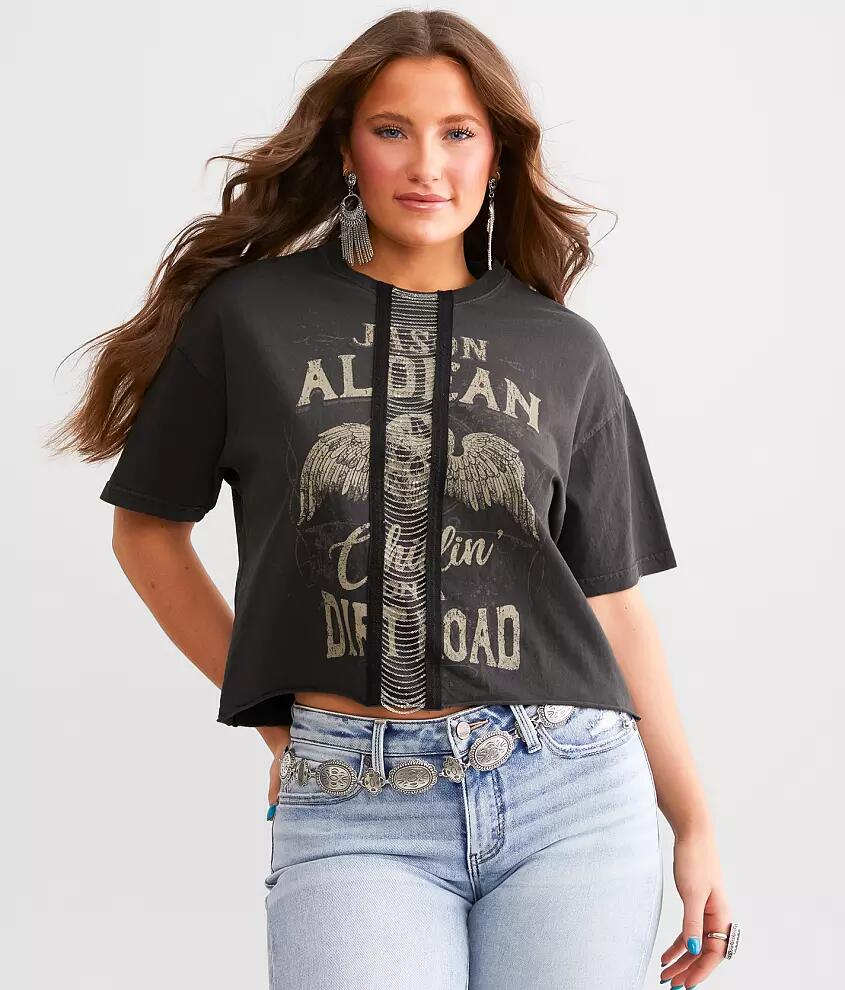 Goodie Two Sleeves Jason Aldean Chain Band T-Shirt Cover