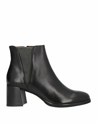 Calpierre Woman Ankle boots Black Soft Leather Cover