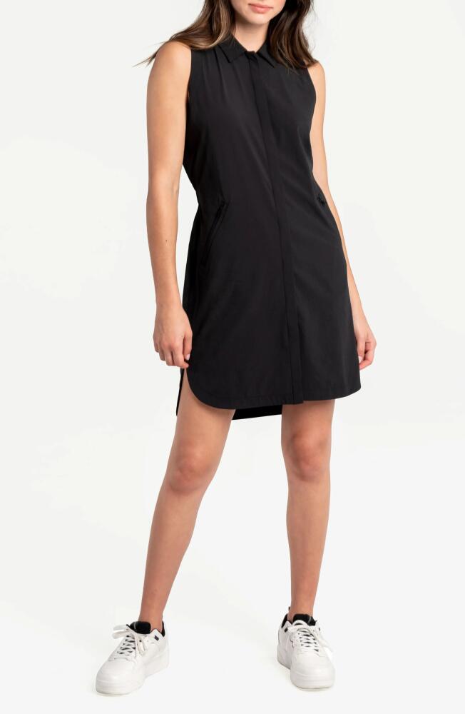 Lole Momentum Sleeveless Shirtdress in Black Beauty Cover