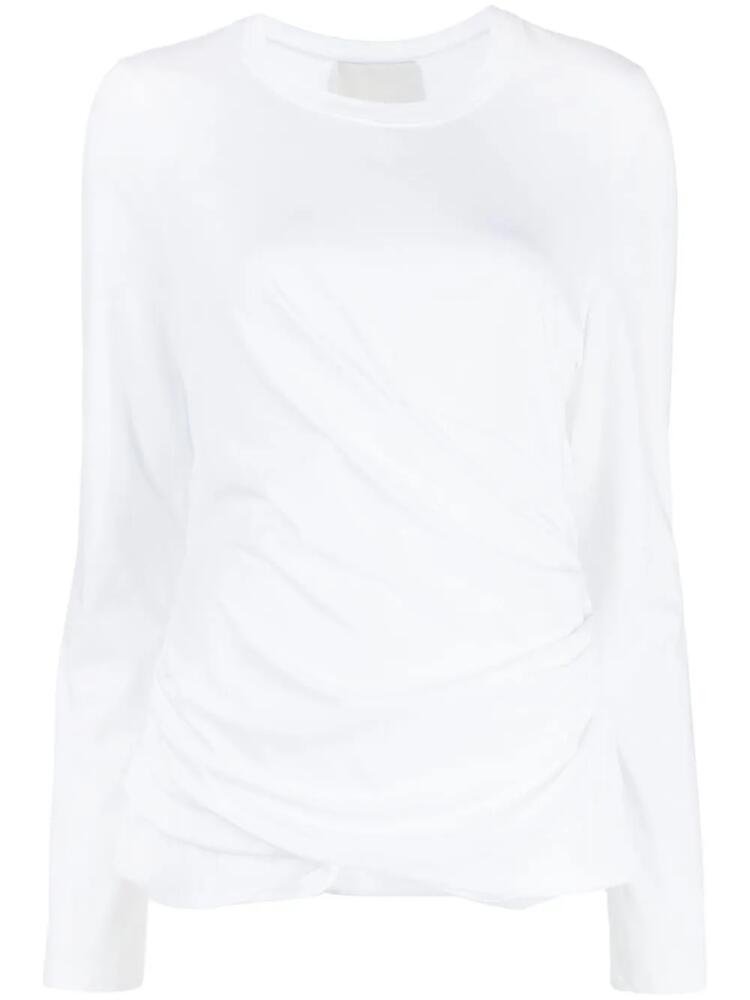 3.1 Phillip Lim wraparound style T-shirt - White Cover