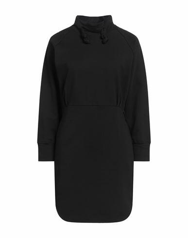 Noumeno Concept Woman Mini dress Black Cotton, Elastane Cover