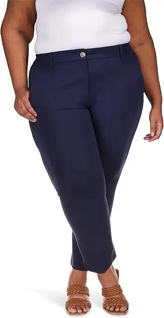 MICHAEL Michael Kors Plus Size Ponte Skinny Pants (Midnight Blue) Women's Clothing Cover