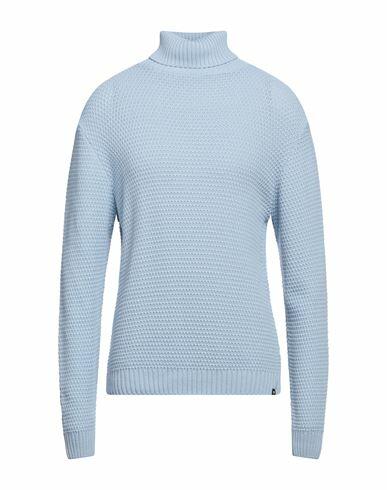 Why Not Brand Man Turtleneck Sky blue Acrylic, Wool Cover