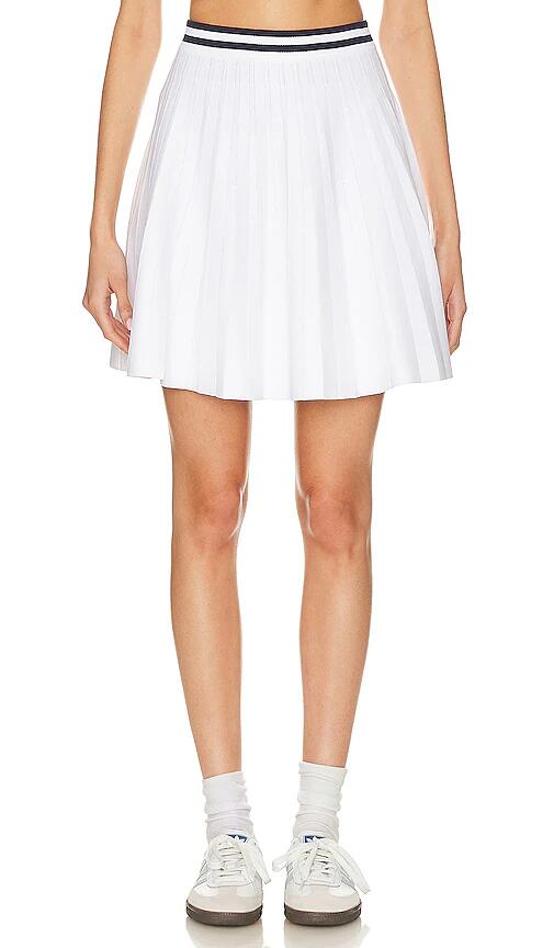 525 Larissa Pleated Tennis Skirt in White Cover