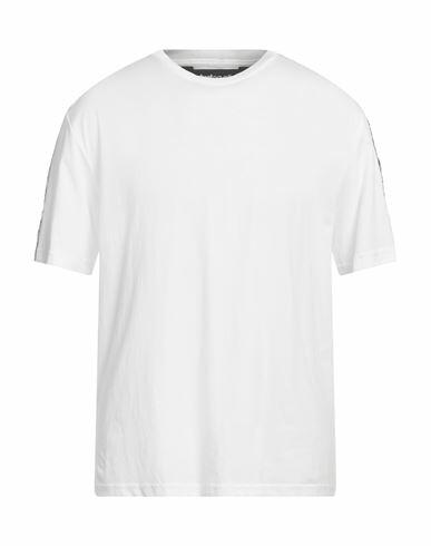 Just Cavalli Man T-shirt White Cotton Cover