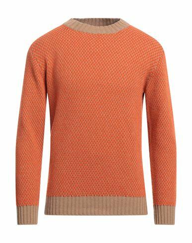 Officina 36 Man Sweater Orange Wool, Polyamide Cover