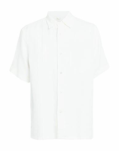 Arket Man Shirt White Linen Cover