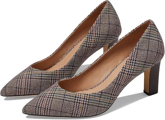 Cole Haan Mylah Heel Pump 75 mm (Multi Plaid Textile) Women's Shoes Cover