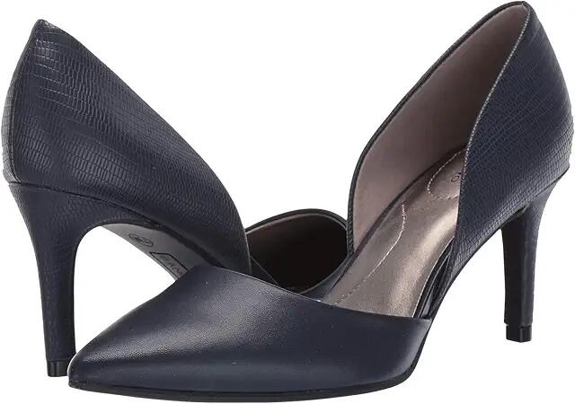 Bandolino Grenow Heel (Navy Smooth/Lizard) High Heels Cover