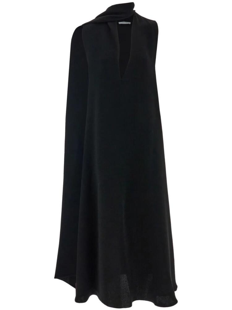 Ferragamo U-neck sleeveless maxi dress - Black Cover