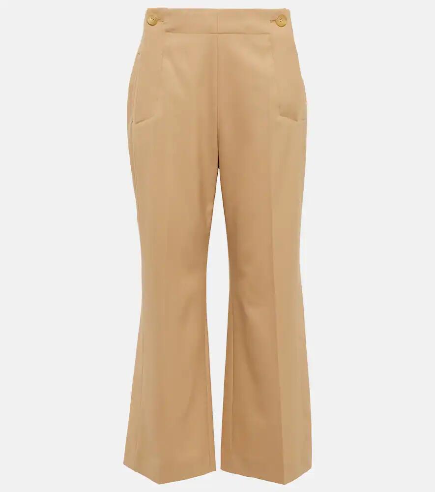 Chloé High-rise flared Culottes Cover