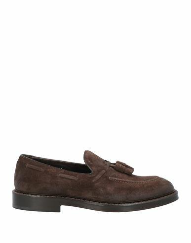 Doucal's Man Loafers Dark brown Leather Cover