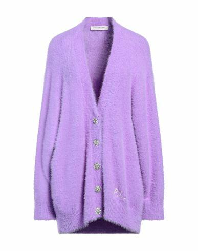 Philosophy Di Lorenzo Serafini Woman Cardigan Purple Polyamide, Elastane Cover