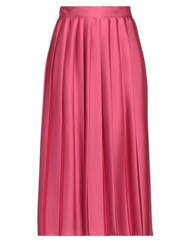 Kaos Jeans Woman Midi skirt Fuchsia Polyester, Elastane Cover