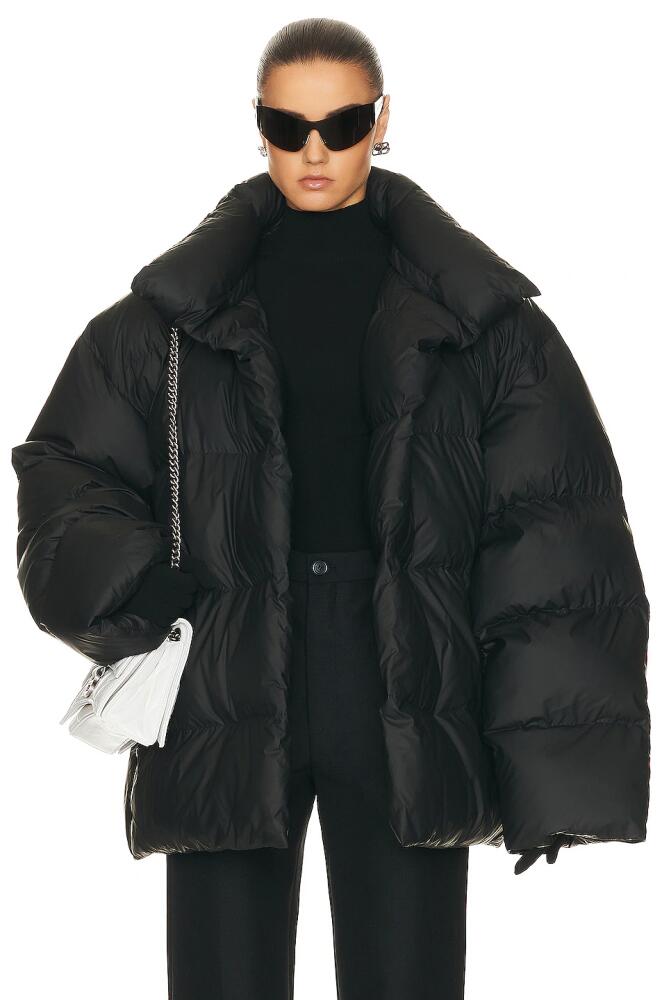 Balenciaga Wrap Puffer Jacket in Black Cover