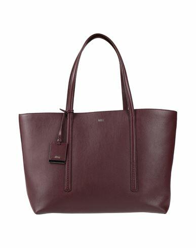 Boss Hugo Boss Woman Handbag Burgundy Cow leather Cover