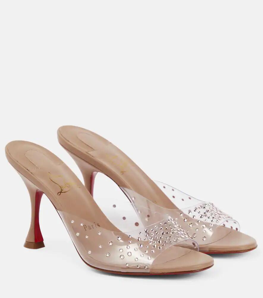 Christian Louboutin Nudes Degramule embellished mules Cover