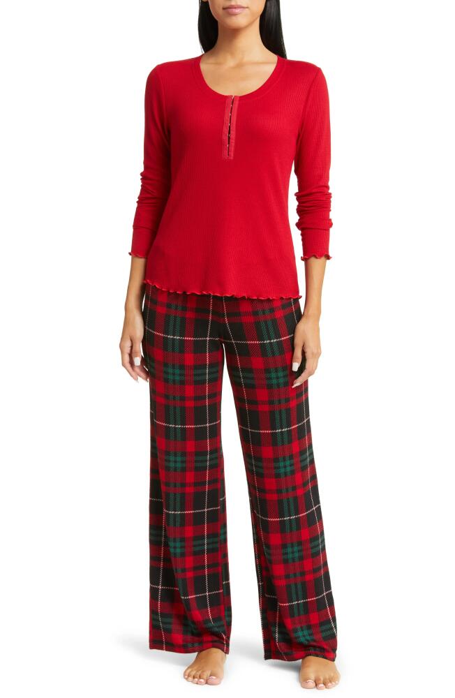 Honeydew Snowed In Pajamas in Merry Plaid Cover