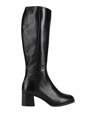 L'arianna Woman Boot Black Soft Leather Cover