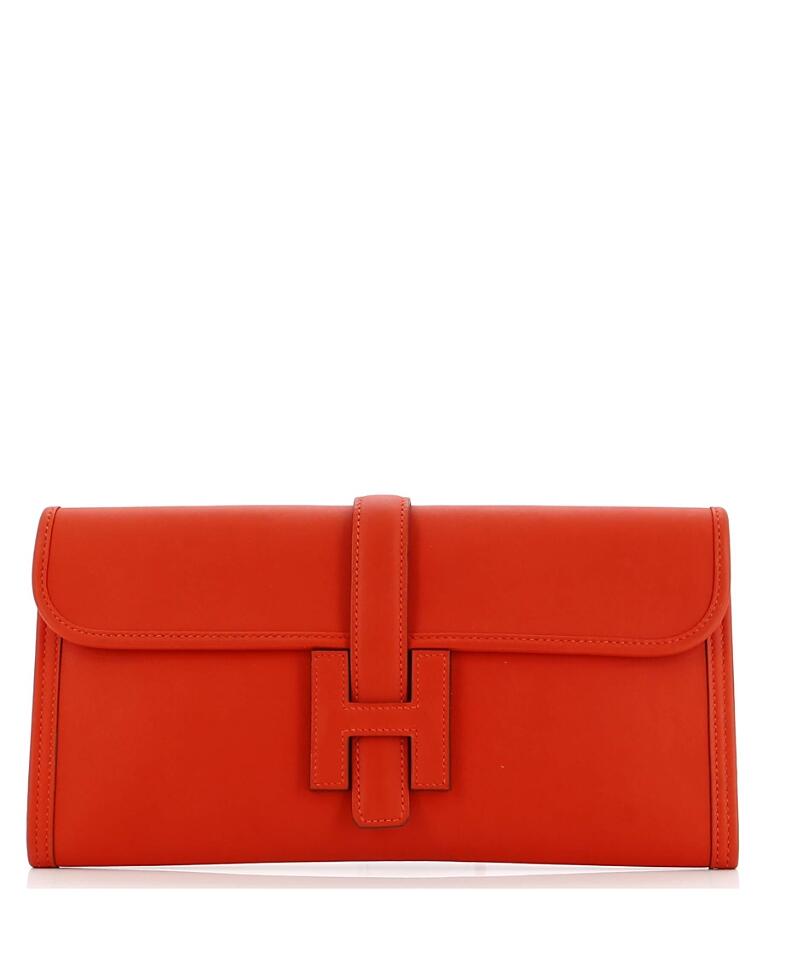 Pre-Owned Hermes 29 Jige Elan Clutch Swift Cover