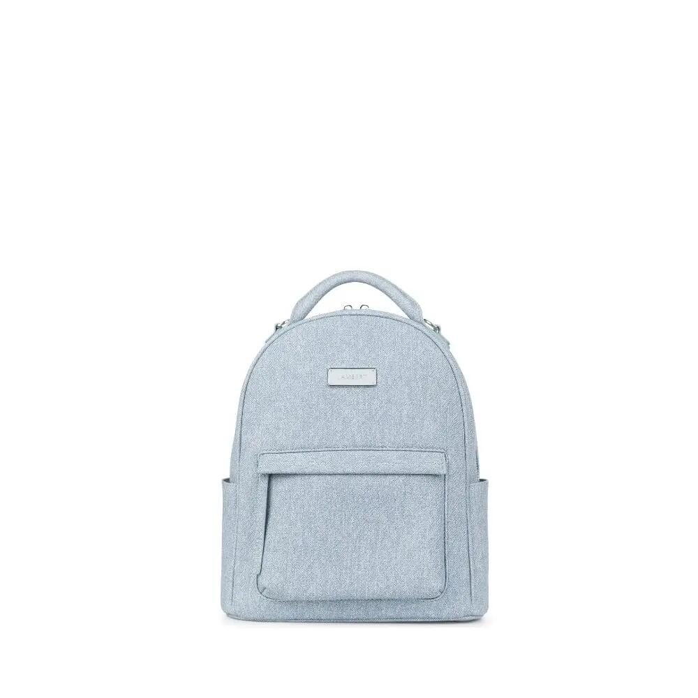 Lambert The Maude - Vegan Leather 3-In-1 Backpack in Light Denim Cover