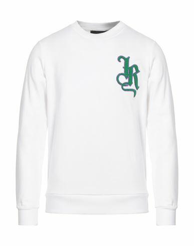 John Richmond Man Sweatshirt White Cotton Cover