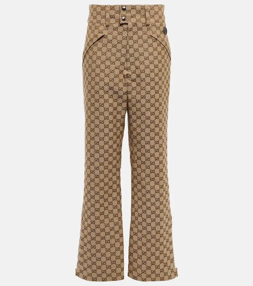 Gucci GG cotton canvas flared pants Cover