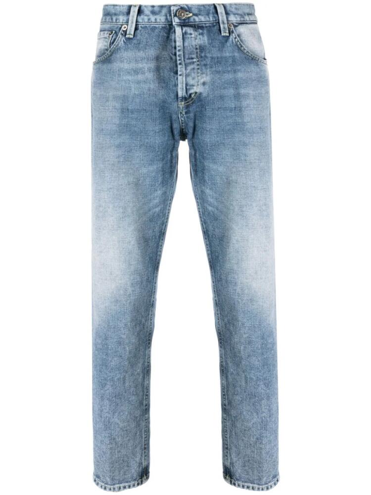 DONDUP whiskering-effect cotton jeans - Blue Cover