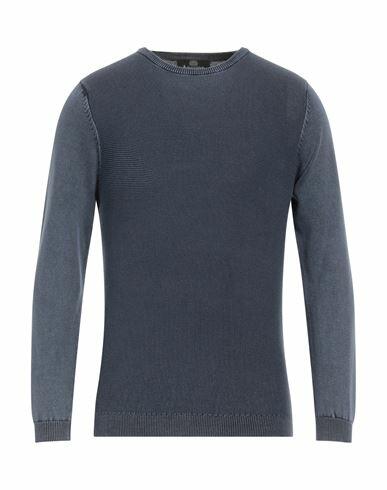 Aquascutum Man Sweater Navy blue Cotton Cover