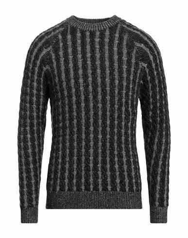 Lucques Man Sweater Black Wool, Viscose, Polyamide, Cashmere Cover