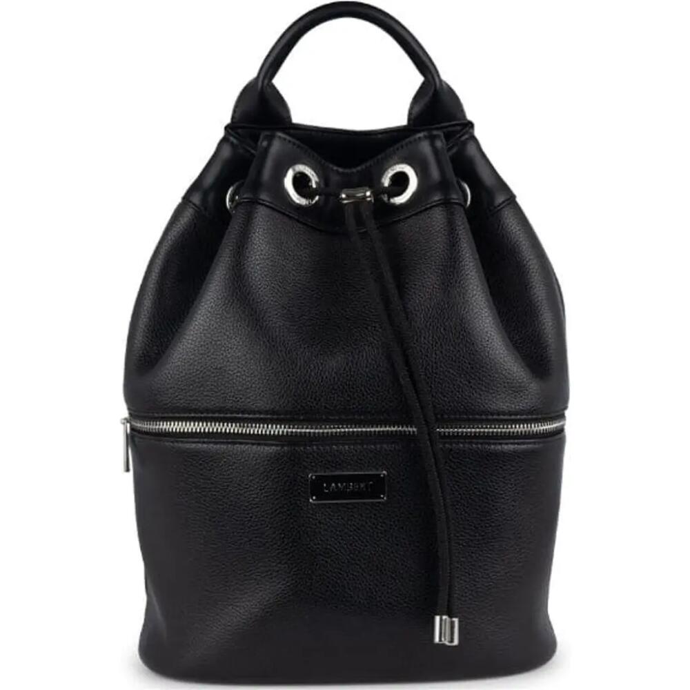 Lambert The Taylor - Vegan Leather Backpack in Black Cover