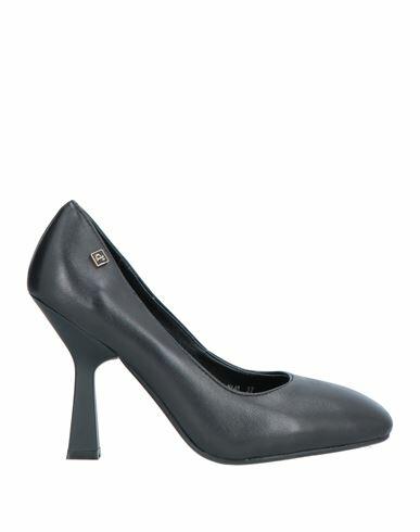 Manufacture D'essai Woman Pumps Black Soft Leather Cover