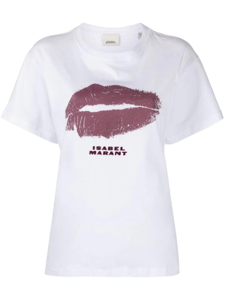 ISABEL MARANT Yates organic-cotton T-shirt - White Cover