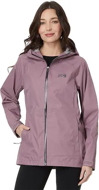 Mountain Hardwear Threshold Jacket (Dark Daze) Women's Clothing Cover