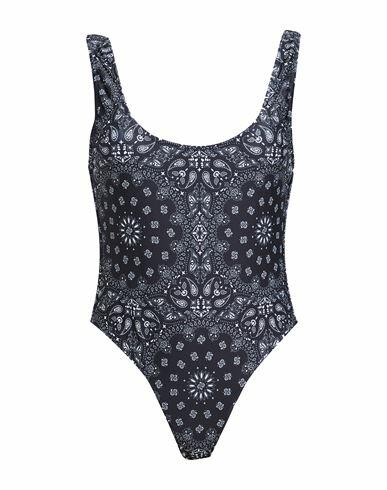 Smmr Woman One-piece swimsuit Black Polyacrylic, Elastane Cover