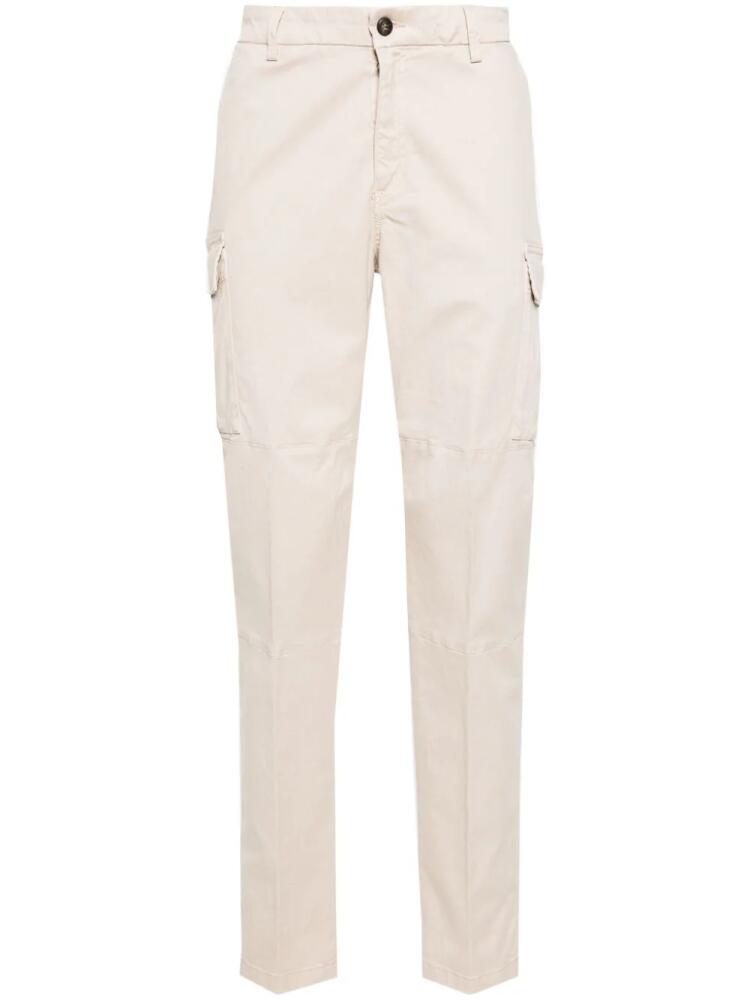 Eleventy mid-rise cargo trousers - Neutrals Cover