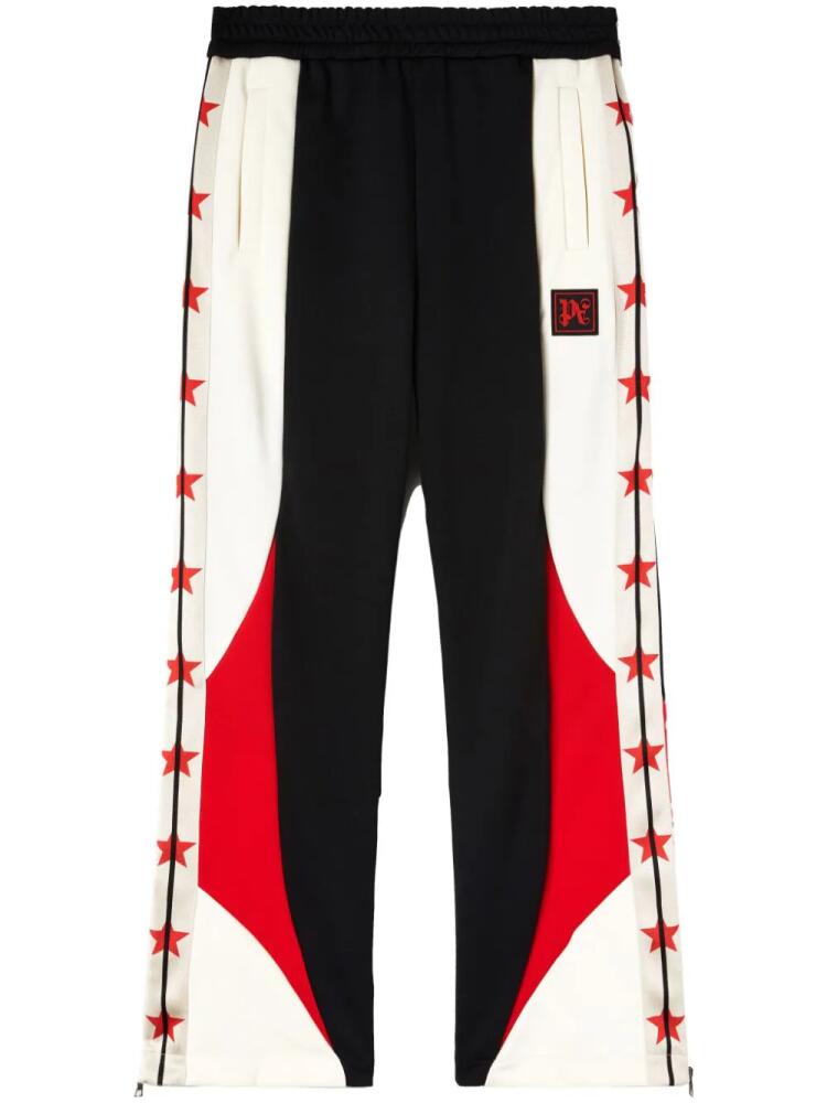 Palm Angels Paxhaas contrast-panel track pants - Black Cover