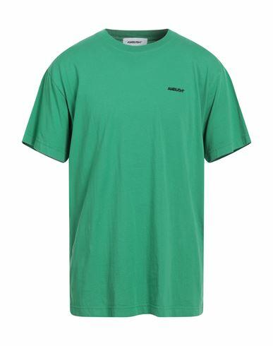 Ambush Man T-shirt Green Cotton, Polyester Cover